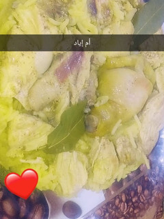 صورة لوصفة مقلوبة الأرز بدجاج