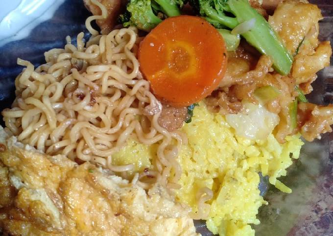 Nasi Kuning rice cooker Sederhana