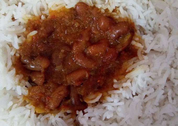 Rajma and Rice Recipe by Loveleen Rani - Cookpad