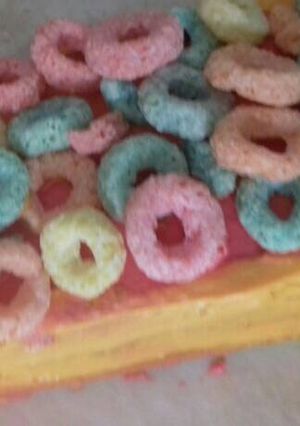 Foto resep Tart simple toping cereal warna warni