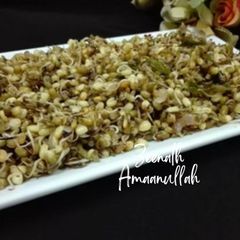 A picture of Ghee Sauteed Moong Sprouts.