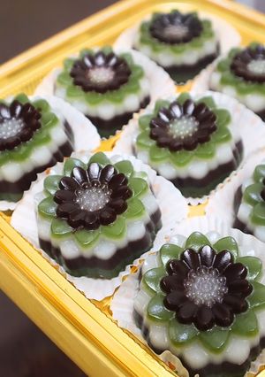 Foto resep Lapis Beras Pandan Coklat