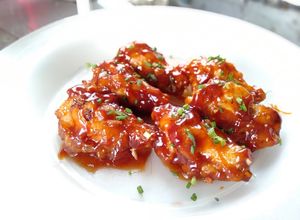 รูปของ ไก่ทอดผัดซอสมะเขือเทศ
