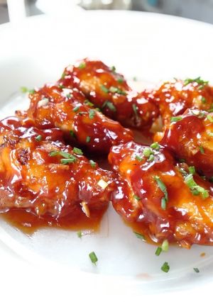 รูปของ ไก่ทอดผัดซอสมะเขือเทศ