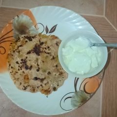 A picture of Veg Parantha left over veg.