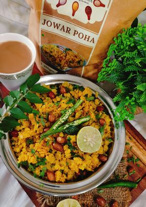 मिलेट (ज्वार) पोहा(millet poha recipe in Hindi) रेसिपी मुख्य फोटो