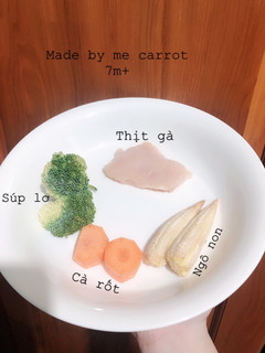 Hình của món Cháo thịt gà rau củ mix dầu mè.