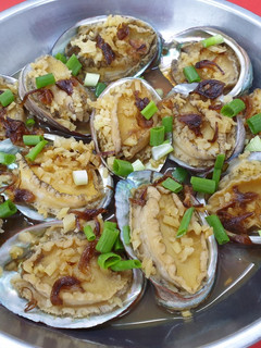 A picture of Steam Abalone 蒸鲍鱼.