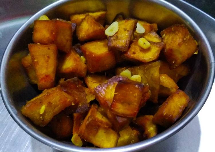 Recipe of Any-night-of-the-week Masala fry sweet potatoes