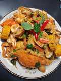 ทะเลถังมันนม creamy seafood bucket
