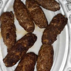 A picture of Fried seekh kabab.