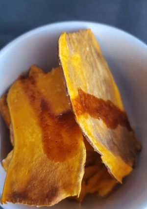 Una foto de Frituras de camote al horno