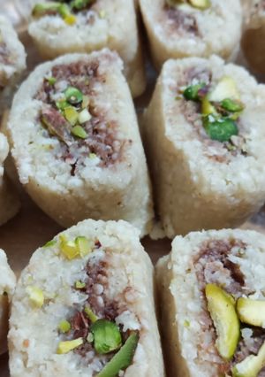 A picture of Delicious Til Sweets without Mava & Ghee.