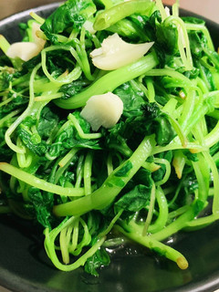 自製蒜油の炒莧菜 的食譜成品照片