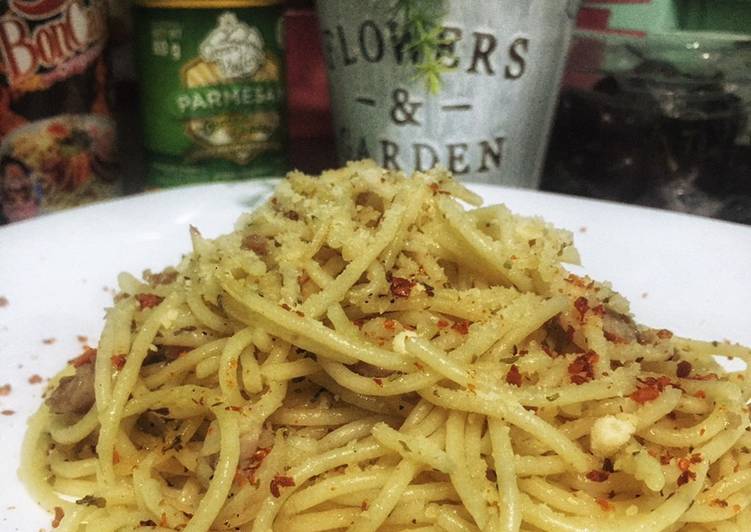 Cara Gampang Menyiapkan Spaghetti Tuna Aglio Olio Anti Gagal