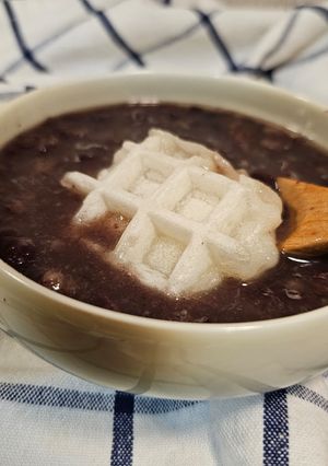 超簡單年糕紅豆湯 的食譜成品照片