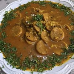 A picture of Sprouts Dhokli.