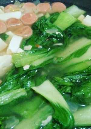 Foto resep Sayur Pokcoy Tofu