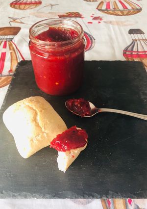 Una foto de Mermelada de pimiento