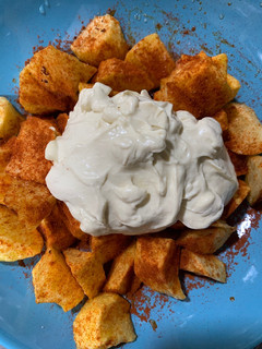 Una foto de Patatas bravas valencianas