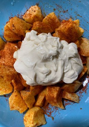 A picture of Valencian Patatas Bravas.