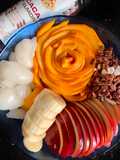 Granola with Rambutan & other fruits