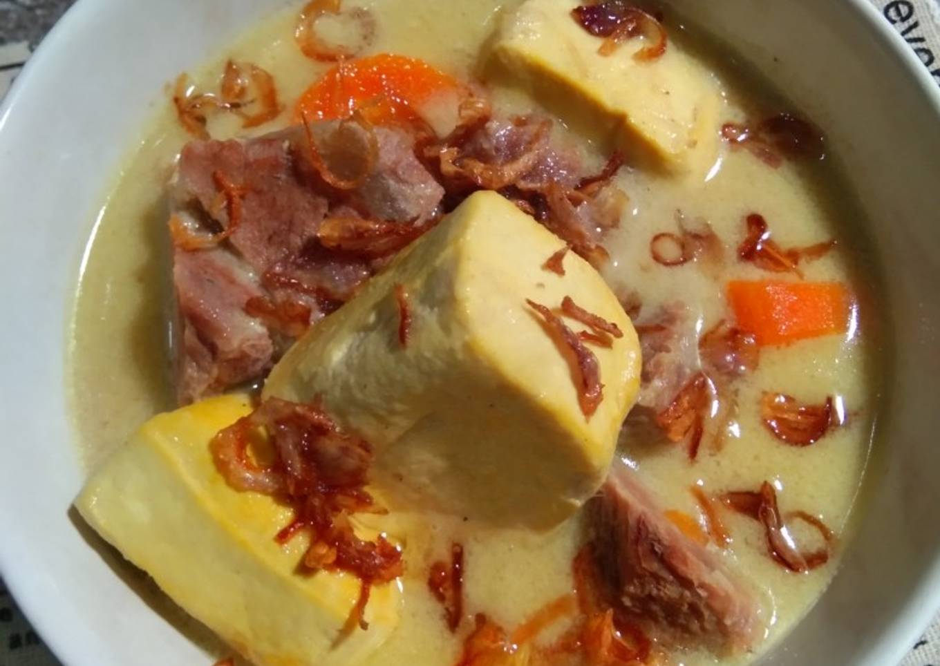 Resep Sayur terik tahu daging Anti Gagal