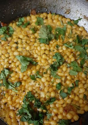 A picture of Boondi ki sabji.