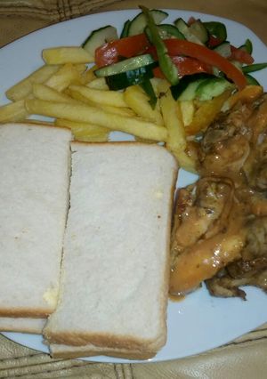 A picture of Tasty chicken wings for lunch.