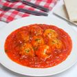 Bakso Ayam Saus Tomat - Chicken Meatballs Tomato Sauce