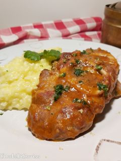 Foto di Risotto allo zafferano con ossibuchi