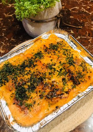 Foto resep Salmon mentai rice
