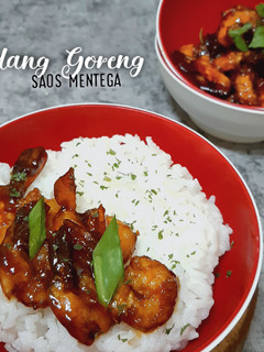 Foto resep Udang Goreng Saos Mentega