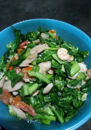 Foto resep Oseng keciwis udang gurih