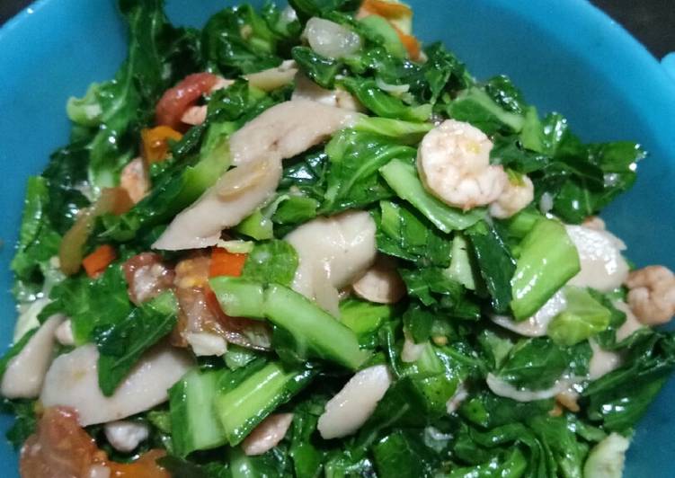 Resep Oseng keciwis udang gurih Anti Gagal