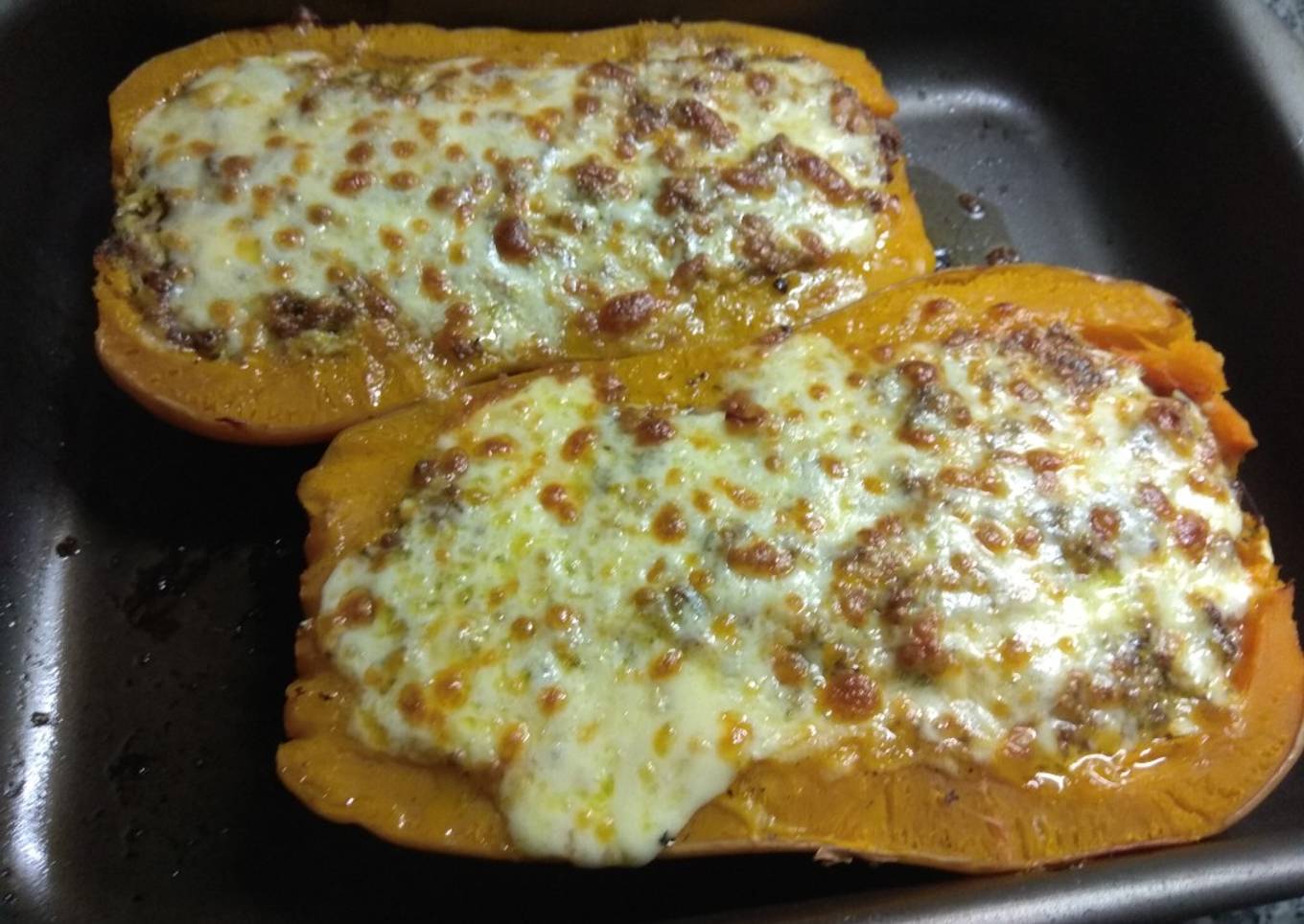 Calabaza Rellena de carne