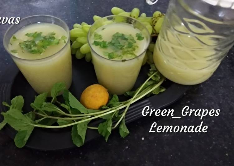 Steps to Make Green Grapes Lemonade in 21 Minutes for Beginners