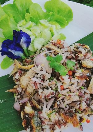 รูปของ ข้าวแมว(ข้าวคลุกปลาทู)​