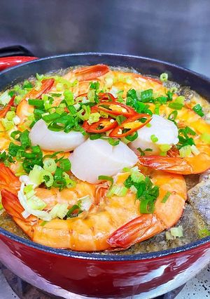 海鮮冬粉煲 的食譜成品照片
