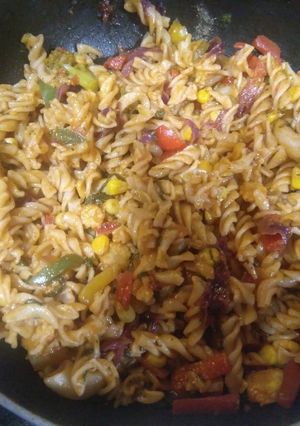 A picture of Mix Sauce Pasta.
