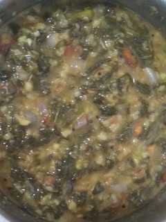 பாசி பருப்பு கீரை கூட்டு (Paasi paruppu keerai koottu recipe in tamil) செய்முறை முக்கிய புகைப்படம்