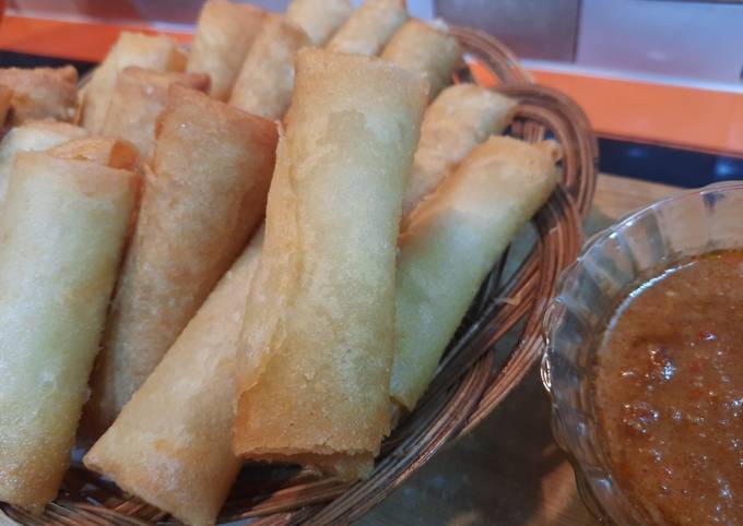 Langkah Mudah untuk Membuat Otak otak gulung lumpia Anti Gagal