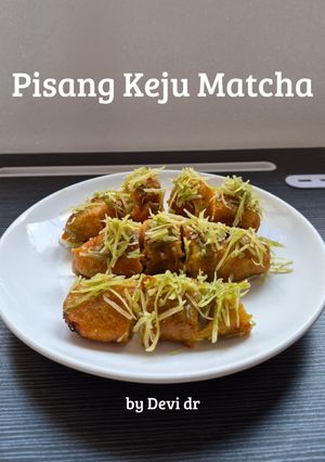 Foto resep Pisang Keju Matcha