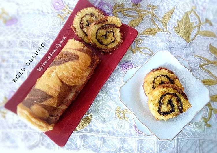 Bolu Gulung ekonomis 3telur, loyang 24cm