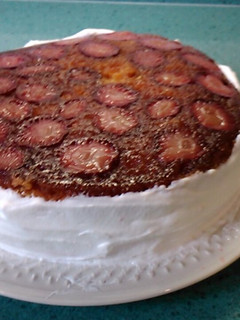 Una foto de Tarta de fresas