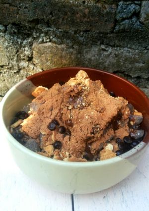 Foto resep Es Kepal Milo vanila