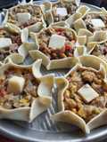 Canastitas de Choclo y Salsa Blanca