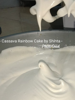 Foto resep Cassava Rainbow Cake Syuper Menul by Shinta