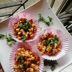 A picture of Masala corns.
