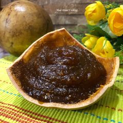A picture of Woodapple Jaggery Chutney – Summer Special Recipe.